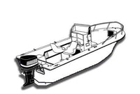 Carver Sun-DURA&reg; Styled-to-Fit Boat Cover f/19.5' V-Hull Center Console Fishing Boat - Grey