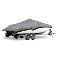 Carver Sun-DURA&reg; Styled-to-Fit Boat Cover f/18.5' Wide Style Bass Boats - Grey