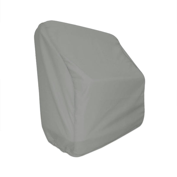 Carver Poly-Flex II Universal Reversible Seat Cover - 40"H x 35"W x 19"D - Grey