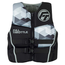 Full Throttle Men&#39;s Rapid-Dry Flex-Back Life Jacket - XL - Black/Grey