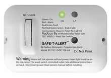 Safe-T-Alert 85 Series Carbon Monoxide Propane Gas Alarm - 12V - White