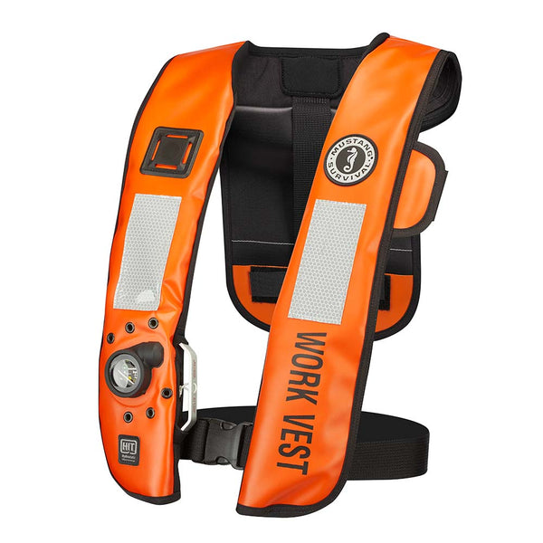 Mustang HIT&trade; Inflatable Work Vest - Orange