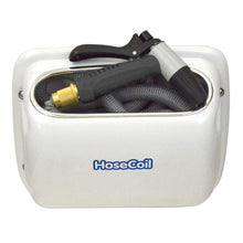 HoseCoil Side Mount Expandable Enclosure w/25&prime; Hose &amp; Rubber Tip Nozzle