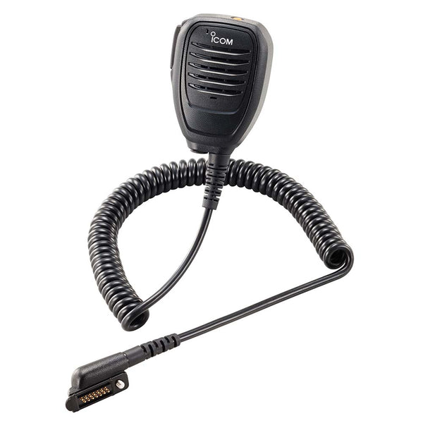 Icom HM-222H Waterproof Speaker Mic w/3.5mm Accessory Jack &amp; 14-Pin Connector