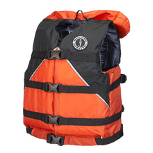 Mustang Youth Canyon V Foam Vest - Orange/Black - 50-90lbs