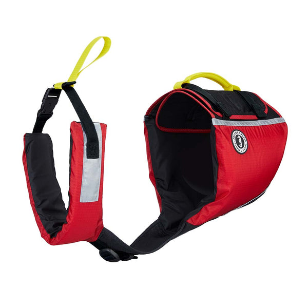 Mustang Underdog Foam Flotation Dog Jacket - Red/Black - Small