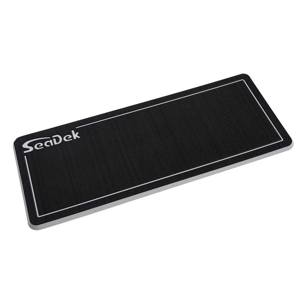 SeaDek 16" x 39" 20mm Dual Density Large Helm Pad Black/Storm Grey Brushed - 406.4mm x 990.6mm x 20mm