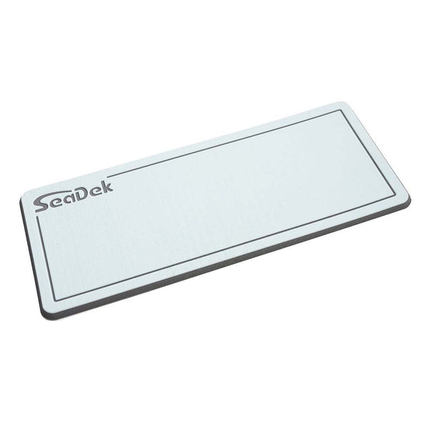 SeaDek 14" x 36" 20mm Dual Density Large Helm Pad Caribbean Blue/Storm Grey Brushed - 355.6mm x 914.4mm x 20mm