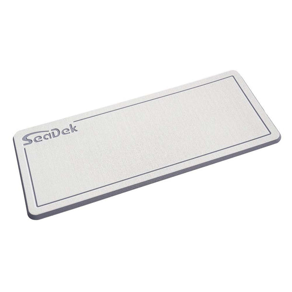 SeaDek 14" x 36" 20mm Dual Density Large Helm Pad Cool Grey/Storm Grey Brushed - 355.6mm x 914.4mm x 20mm