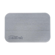 SeaDek YETI Roadie 20 Cooler Top 10-13/16&quot; x 16-1/8&quot; x 5mm Storm Grey SeaDek Logo Brushed