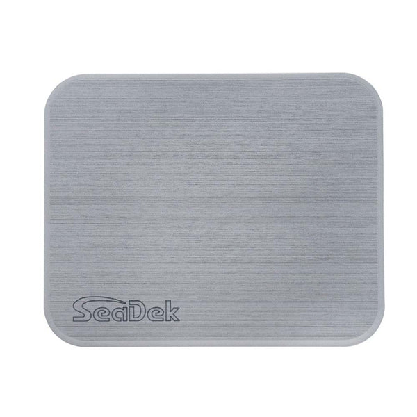 SeaDek YETI Roadie 24 Cooler Top 5mm Storm Grey SeaDek Logo Brushed