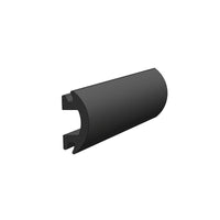 TACO 70' Flexible Black Rub Rail Insert 1-3/16" x 1/2"