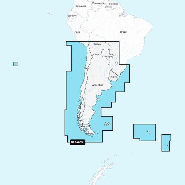 Navionics Platinum+ NPSA005L Chile, Argentina &amp; Easter Island