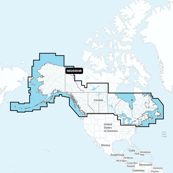Garmin Navionics+&trade; NSUS004R Canada &amp; Alaska