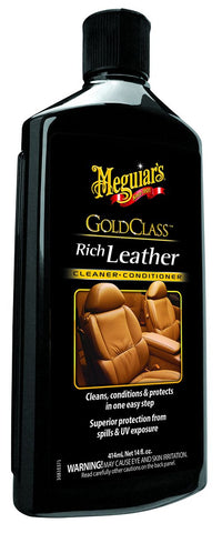 Meguiar's Gold Class Rich Leather Cleaner &amp; Conditioner - 14oz