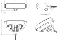 Lumitec Caprera3 Spreader Light - Spectrum - White Housing