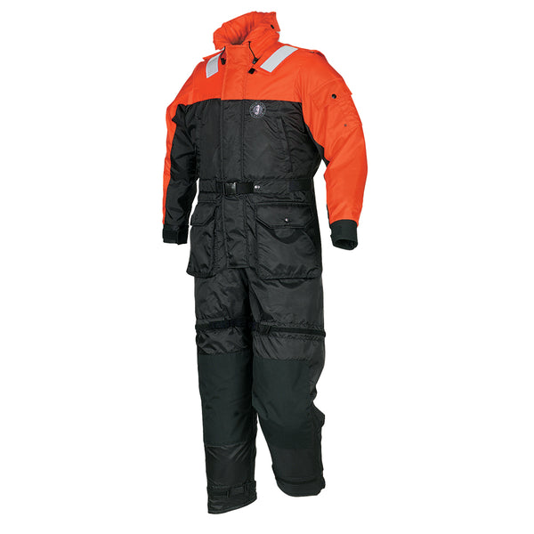 MustangDeluxe Anti-Exposure Coverall &amp; Work Suit - Orange/Black - Medium