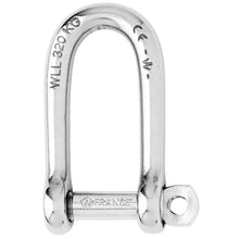 Wichard Self-Locking Long D Shackle - Diameter 4mm - 5/32&quot;