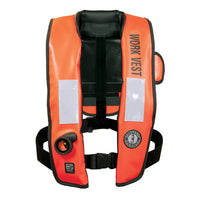 Mustang Inflatable HIT&trade; Work Vest - Orange