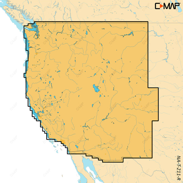 C-MAP REVEAL&trade; X - U.S. Lakes West