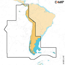 C-MAP REVEAL&trade; X - Costa Rica Chile &amp; Falklands