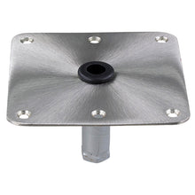 Springfield KingPin&trade; 7&quot; x 7&quot; Stainless Steel Square Base (Threaded)