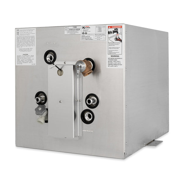 Kuuma 11 Gallon Water Heater L1 &amp; N Wiring Front Heat Exchange Side Mount