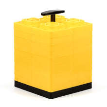 Camco FasTen Leveling Blocks w/T-Handle - 2x2 - Yellow *10-Pack