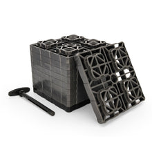 Camco FasTen Leveling Blocks XL w/T-Handle - 2x2 - Grey *10-Pack