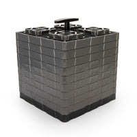 Camco FasTen Leveling Blocks XL w/T-Handle - 2x2 - Grey *10-Pack