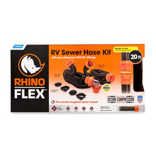 Camco RhinoFLEX 20&#39; Sewer Hose Kit w/4 In 1 Elbow Caps