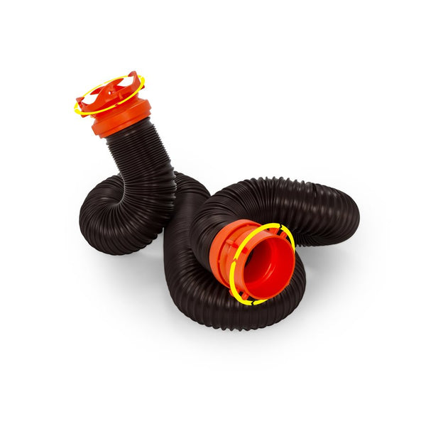 Camco RhinoFLEX 10' Sewer Hose Extension w/Swivel Bayonet &amp; Lug