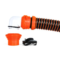 Camco RhinoEXTREME 15' Sewer Hose Kit w/Swivel Fitting 4 In 1 Elbow Caps