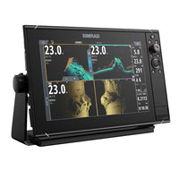 Simrad NSS12 evo3S Combo Multi-Function Chartplotter/Fishfinder Radar Bundle HALO20+ - No HDMI Video Outport