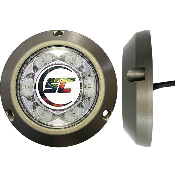 Shadow-Caster SC3 Series Underwater Light - Full-Color Change - 12-Color Standard or Unlimited Colors w/Shadow-NET&reg;