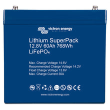 Lithium SuperPack 12V, 8V/60AH (M6)