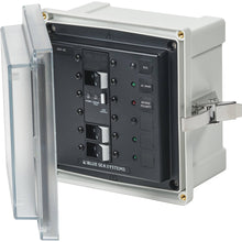 Blue Sea 3122 - SMS Panel Enclosure w/ELCI (16A) &amp; 2 Branch (8A) - 230V AC