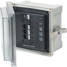 Blue Sea 3130 - SMS Panel Enclosure w/Main &amp; 3 Branch (15A) - 120V AC