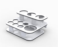 Magma Square Double Stack Side Caddy Party Table