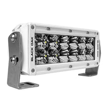 Black Oak Pro Series Double Row Combo 6&quot; Light Bar - White