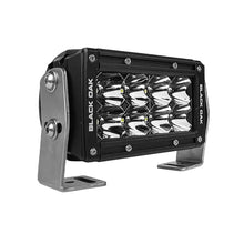 Black Oak Pro Series Double Row Flood 4&quot; Light Bar - Black
