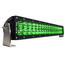 Black Oak Curved Double Row Combo Green Hog Hunting 20&quot; Light Bar - Black