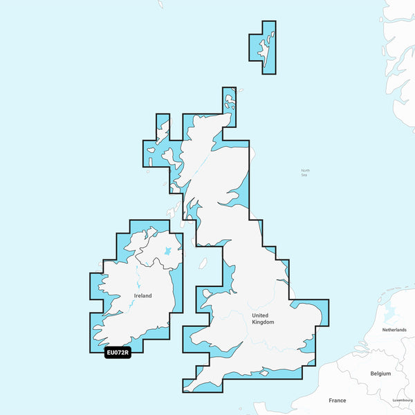 Garmin Navionics+ NSEU072R - U.K. &amp; Ireland Lakes &amp; Rivers - Marine Chart