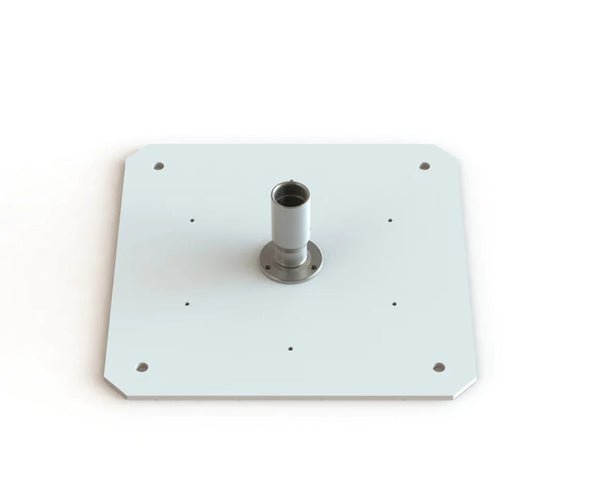 Seaview Starlink Adapter Plate f/24" KVH Domes w/Starlink Stainless Steel 1"-14 Threaded Adapter &amp; Stainless Steel Fixed Base