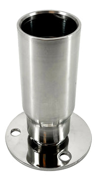 Seaview Starlink Stainless Steel 1"-14 Threaded Adapter &amp; Stainless Steel Fixed Base
