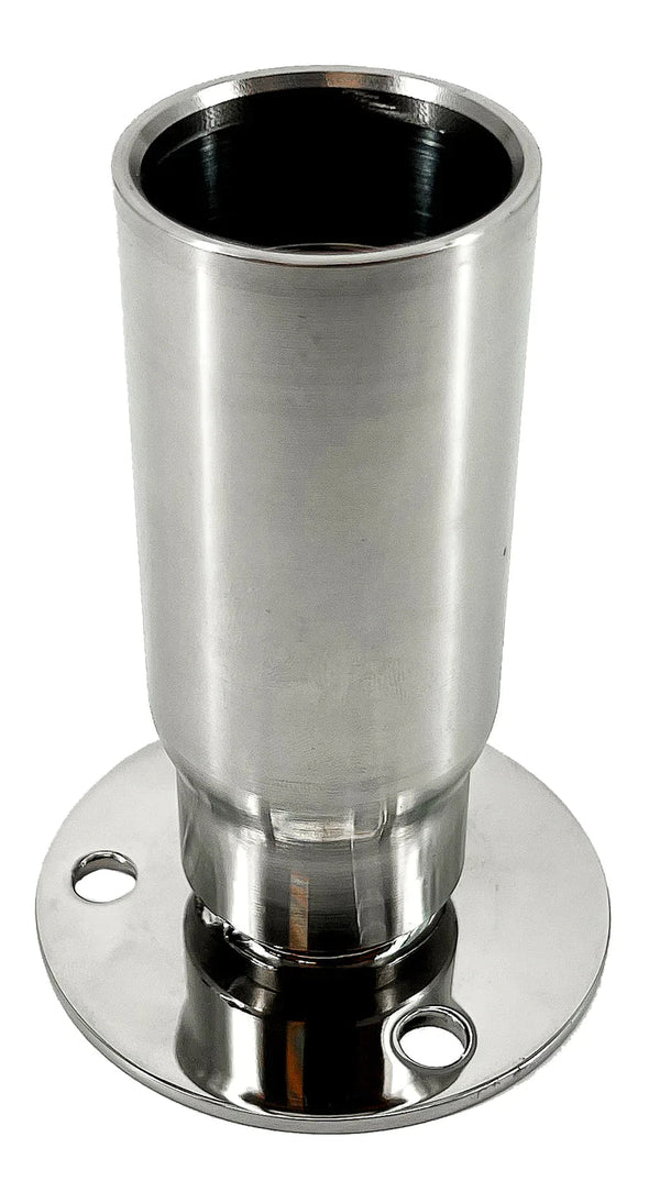 Seaview Starlink Stainless Steel 1"-14 Threaded Adapter &amp; Stainless Steel Fixed Base