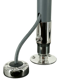 Seaview Starlink Stainless Steel 1"-14 Threaded Adapter &amp; Stainless Steel Fixed Base
