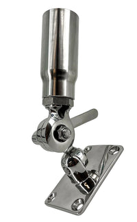 Seaview Starlink Stainless Steel 1"-14 Threaded Adapter &amp; Stainless Steel Ratchet Base