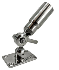 Seaview Starlink Stainless Steel 1"-14 Threaded Adapter &amp; Stainless Steel Ratchet Base