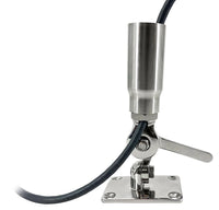 Seaview Starlink Stainless Steel 1"-14 Threaded Adapter &amp; Stainless Steel Ratchet Base